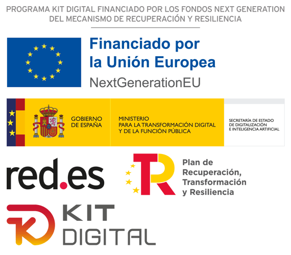 Logos de organismos que conceden la ayuda Kit Digital